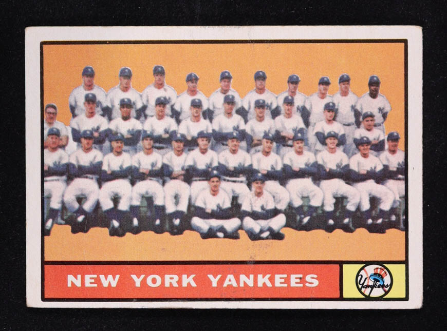 New York Yankees 1961 Topps #228 at PristineAuction.com New York Yankees 1961 Topps #228 at PristineAuction.com