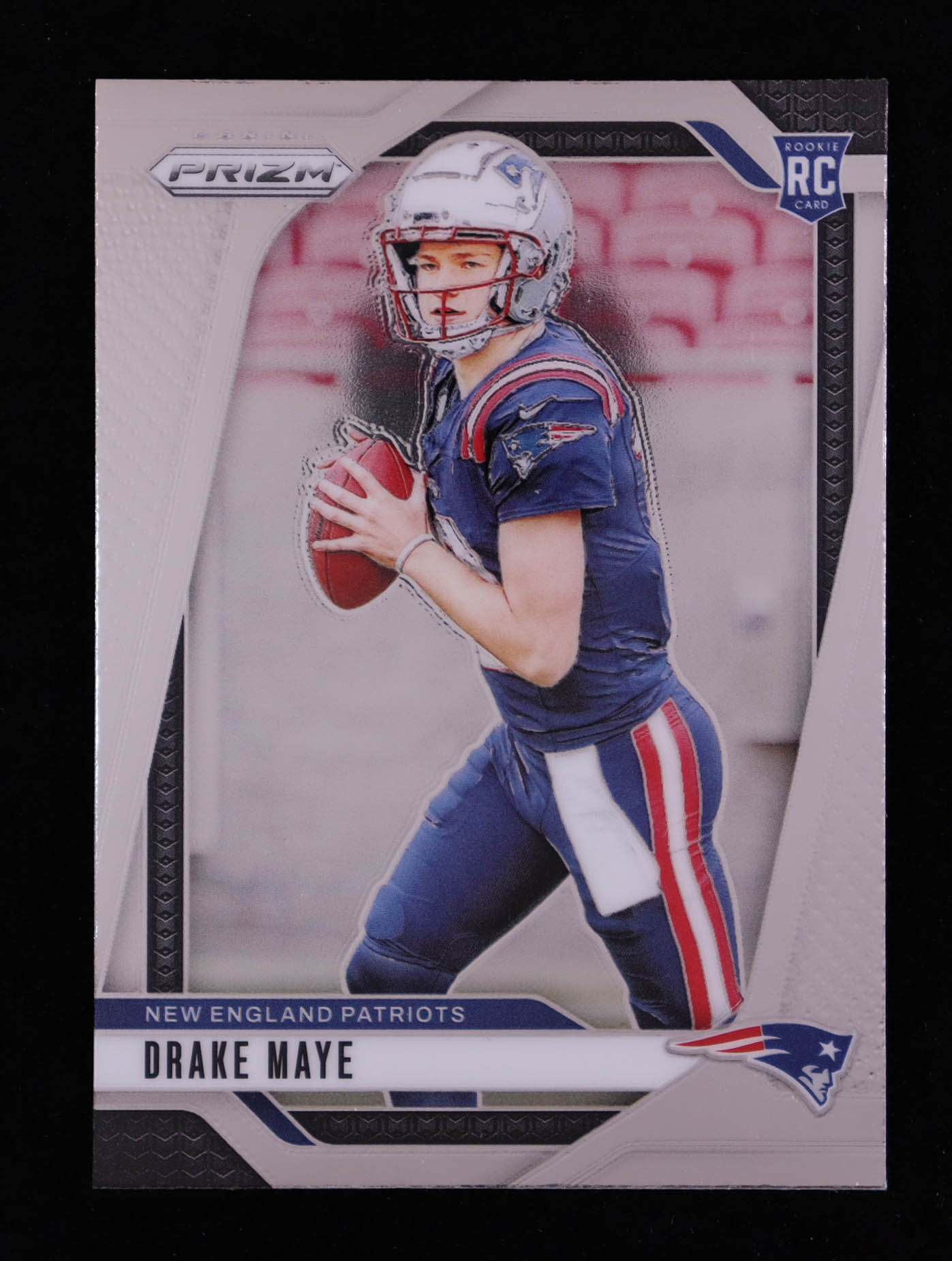 Drake Maye 2024 Panini Prizm #329 RC at PristineAuction.com Drake Maye 2024 Panini Prizm #329 RC at PristineAuction.com