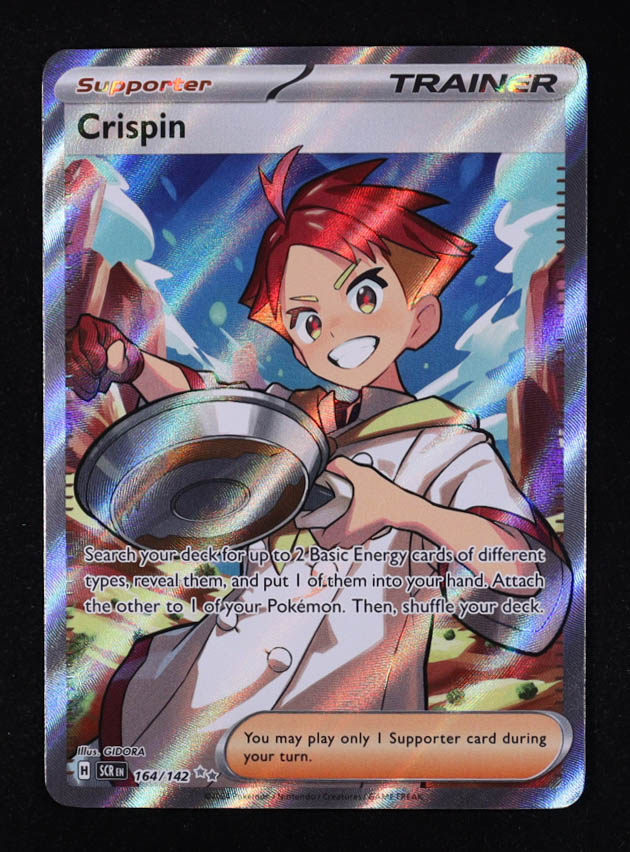 Crispin 2024 Pokemon TCG Scarlet & Violet Stellar Crown #164 at PristineAuction.com Crispin 2024 Pokemon TCG Scarlet & Violet Stellar Crown #164 at PristineAuction.com