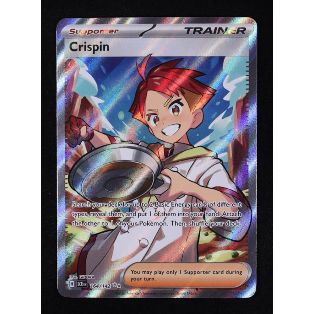 Crispin 2024 Pokemon TCG Scarlet & Violet Stellar Crown #164 at PristineAuction.com