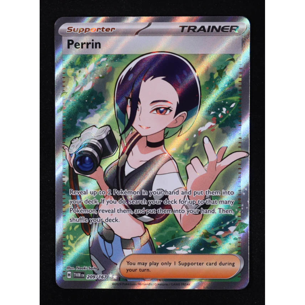 Perrin 2024 Pokemon TCG Scarlet & Violet Twilight Masquerade #209 at PristineAuction.com