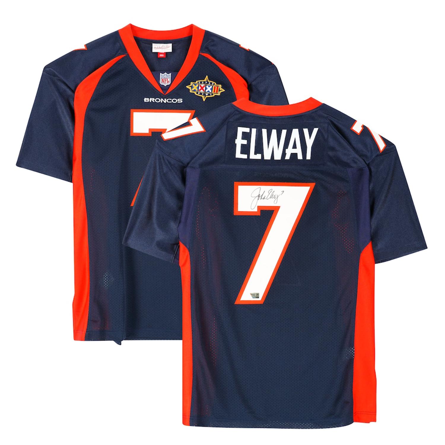 John Elway Signed Broncos Mitchell & Ness Authentic Jersey (Fanatics) at PristineAuction.com John Elway Signed Broncos Mitchell & Ness Authentic Jersey (Fanatics) at PristineAuction.com