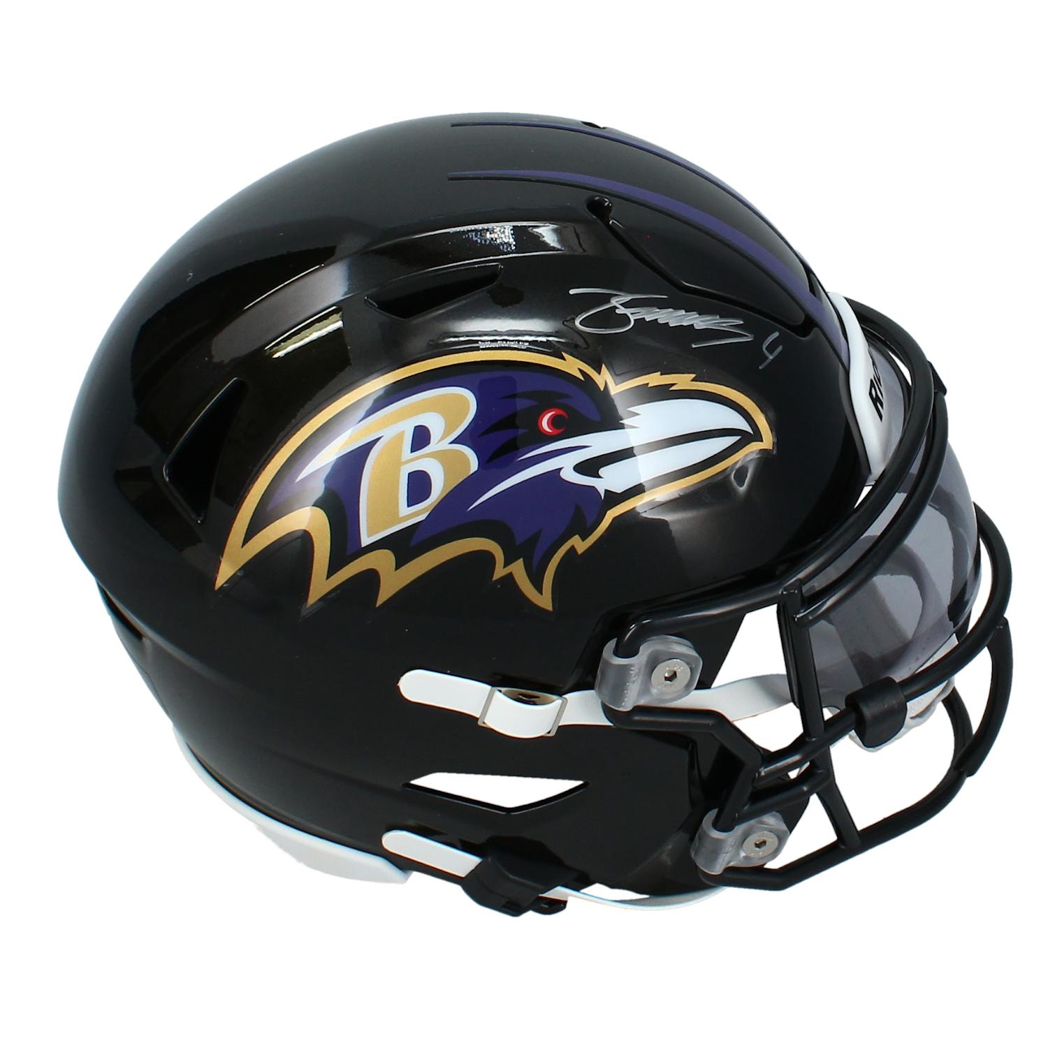 Zay Flowers Signed Ravens Mid-Size Speedflex Helmet (Beckett) at PristineAuction.com Zay Flowers Signed Ravens Mid-Size Speedflex Helmet (Beckett) at PristineAuction.com