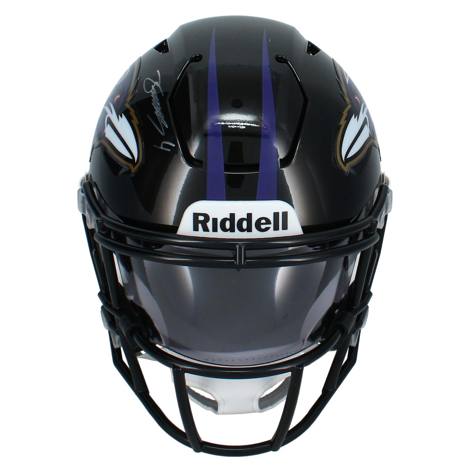 Zay Flowers Signed Ravens Mid-Size Speedflex Helmet (Beckett) at PristineAuction.com Zay Flowers Signed Ravens Mid-Size Speedflex Helmet (Beckett) at PristineAuction.com