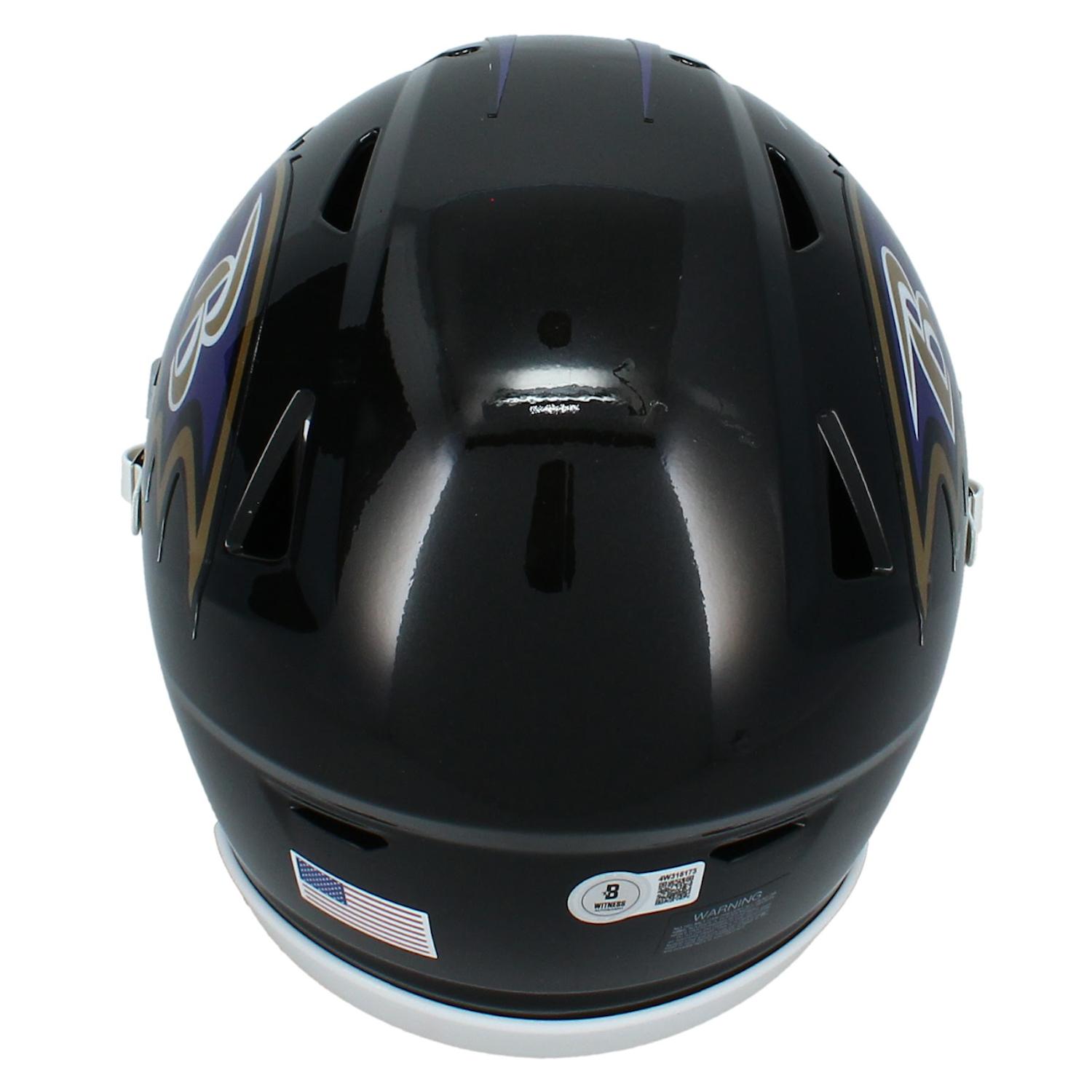 Zay Flowers Signed Ravens Mid-Size Speedflex Helmet (Beckett) at PristineAuction.com Zay Flowers Signed Ravens Mid-Size Speedflex Helmet (Beckett) at PristineAuction.com