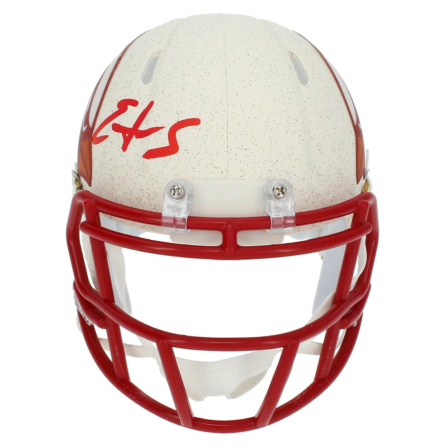 Edgerrin James Signed Cardinals Rivalries Alternate Speed Mini Helmet (Beckett) at PristineAuction.com Edgerrin James Signed Cardinals Rivalries Alternate Speed Mini Helmet (Beckett) at PristineAuction.com