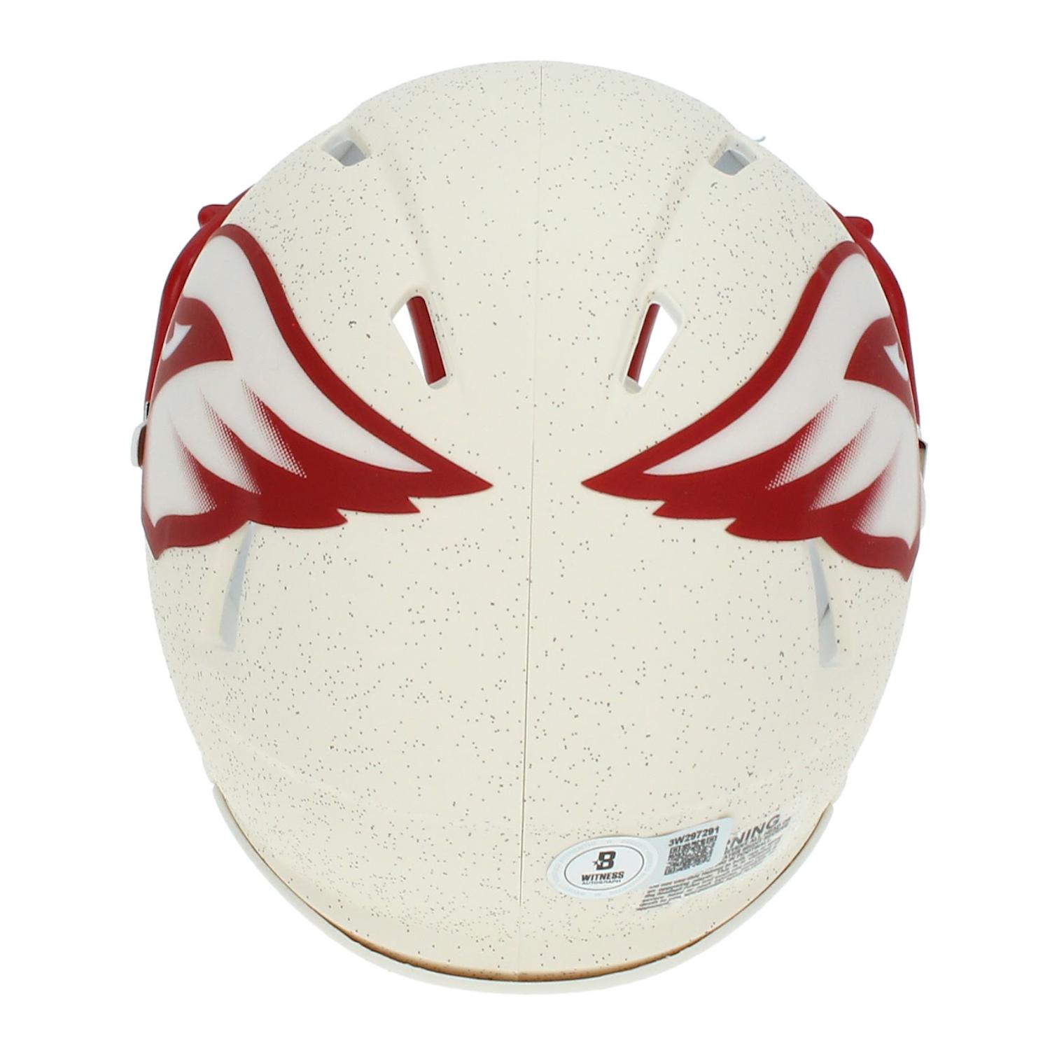 Edgerrin James Signed Cardinals Rivalries Alternate Speed Mini Helmet (Beckett) at PristineAuction.com Edgerrin James Signed Cardinals Rivalries Alternate Speed Mini Helmet (Beckett) at PristineAuction.com