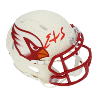 Edgerrin James Signed Cardinals Rivalries Alternate Speed Mini Helmet (Beckett) at PristineAuction.com