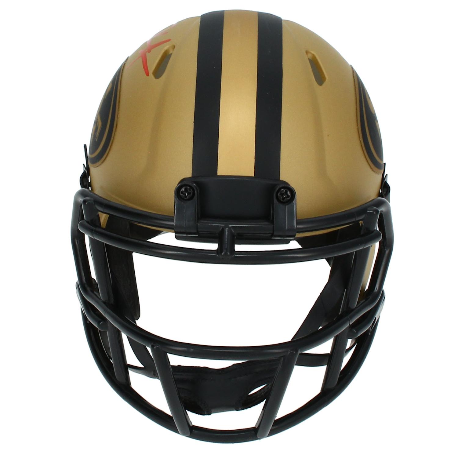 Frank Gore Signed 49ers Rave Alternate Speed Mini Helmet (Beckett) at PristineAuction.com Frank Gore Signed 49ers Rave Alternate Speed Mini Helmet (Beckett) at PristineAuction.com