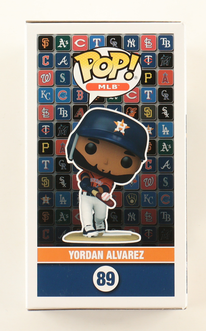 Yordan Alvarez Signed Astros #89 Funko Pop! Vinyl Figure (JSA) at PristineAuction.com Yordan Alvarez Signed Astros #89 Funko Pop! Vinyl Figure (JSA) at PristineAuction.com