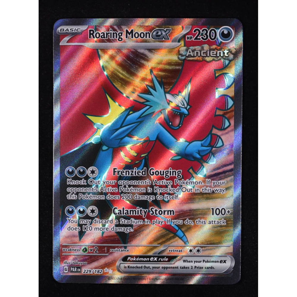 Roaring Moon ex 2023 Pokemon TCG Scarlet & Violet Paradox Rift #229 at PristineAuction.com