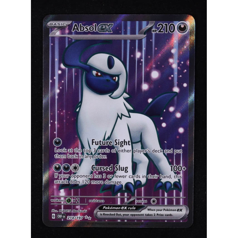 Absol ex 2023 Pokemon TCG Scarlet & Violet Obsidian Flames #214 at PristineAuction.com
