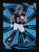 Colston Loveland 2025 Panini Revolution Teal Levels #206 #276/499 RC at PristineAuction.com