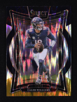 Caleb Williams 2024 Select Prizm Black and Gold Shock #25 RC at PristineAuction.com