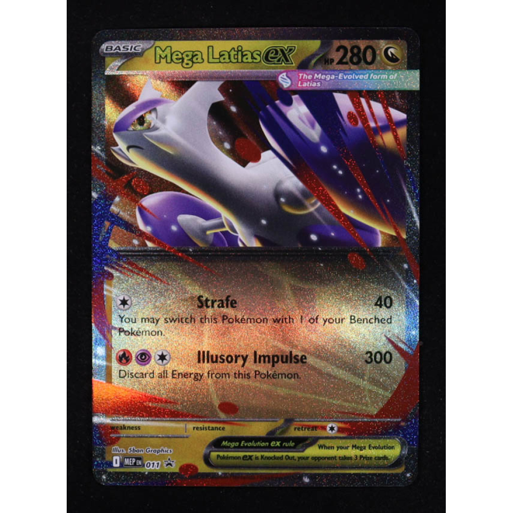 Mega Latias ex 2025 Pokemon TCG Mega Evolution Black Star Promos #011 at PristineAuction.com