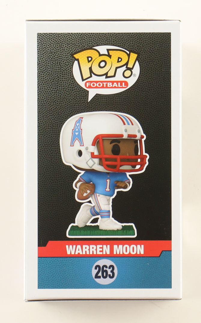Warren Moon Signed "Oilers" #263 Funko Pop! Vinyl Figure Inscribed "HOF 06" (Beckett) at PristineAuction.com Warren Moon Signed "Oilers" #263 Funko Pop! Vinyl Figure Inscribed "HOF 06" (Beckett) at PristineAuction.com