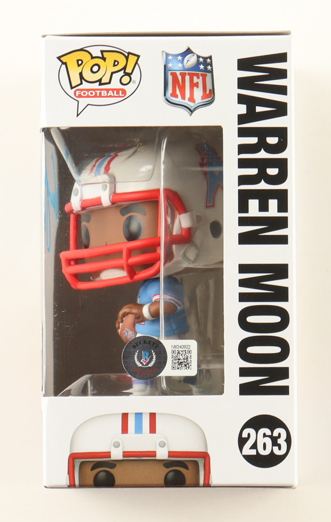 Warren Moon Signed "Oilers" #263 Funko Pop! Vinyl Figure Inscribed "HOF 06" (Beckett) at PristineAuction.com Warren Moon Signed "Oilers" #263 Funko Pop! Vinyl Figure Inscribed "HOF 06" (Beckett) at PristineAuction.com
