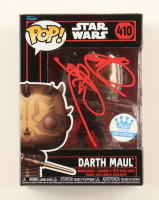 Ray Park Signed "Star Wars" #410 Darth Maul Funko Pop! Vinyl Bobble-Head Figure (Beckett) at PristineAuction.com