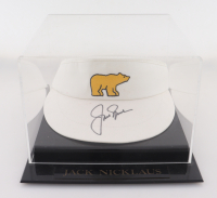 Jack Nicklaus Signed "Golden Bear" Visor With Display Case (Beckett) at PristineAuction.com