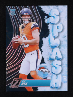 Bo Nix 2024 Zenith Splash #4 RC at PristineAuction.com