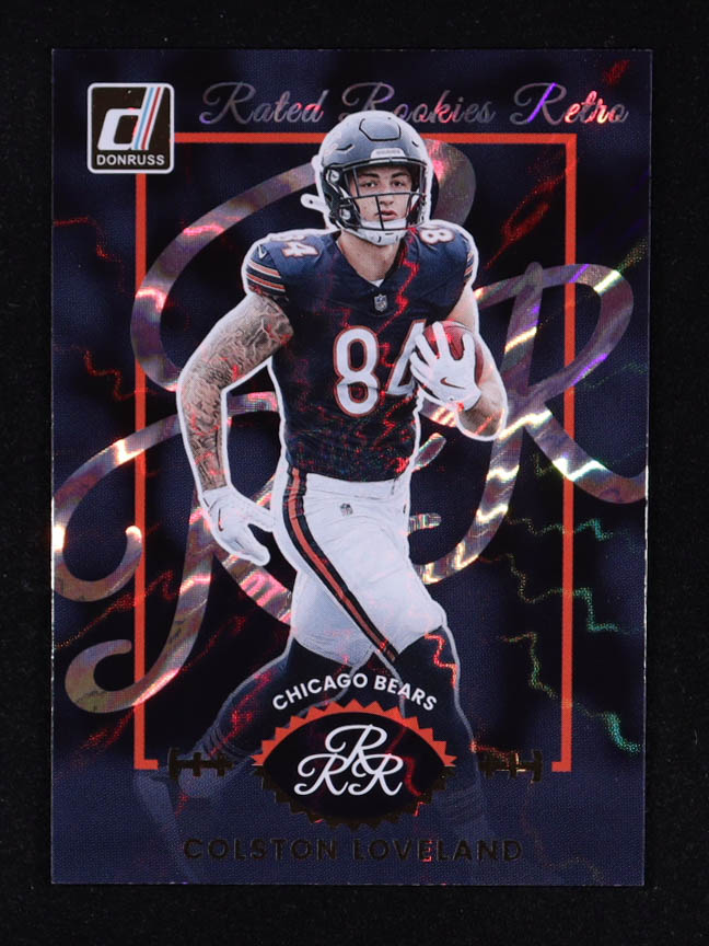 Colston Loveland 2025 Donruss Rated Rookies Retro #18 RC at PristineAuction.com Colston Loveland 2025 Donruss Rated Rookies Retro #18 RC at PristineAuction.com