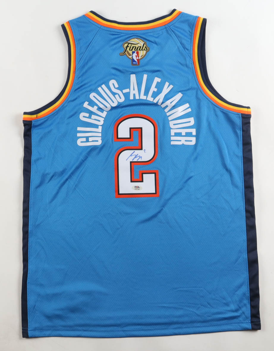 Shai Gilgeous-Alexander Signed Thunder Nike Authentic Jersey (PSA) at PristineAuction.com Shai Gilgeous-Alexander Signed Thunder Nike Authentic Jersey (PSA) at PristineAuction.com