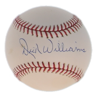 Dick Williams Signed OML Baseball (PSA) at PristineAuction.com Dick Williams Signed OML Baseball (PSA) at PristineAuction.com