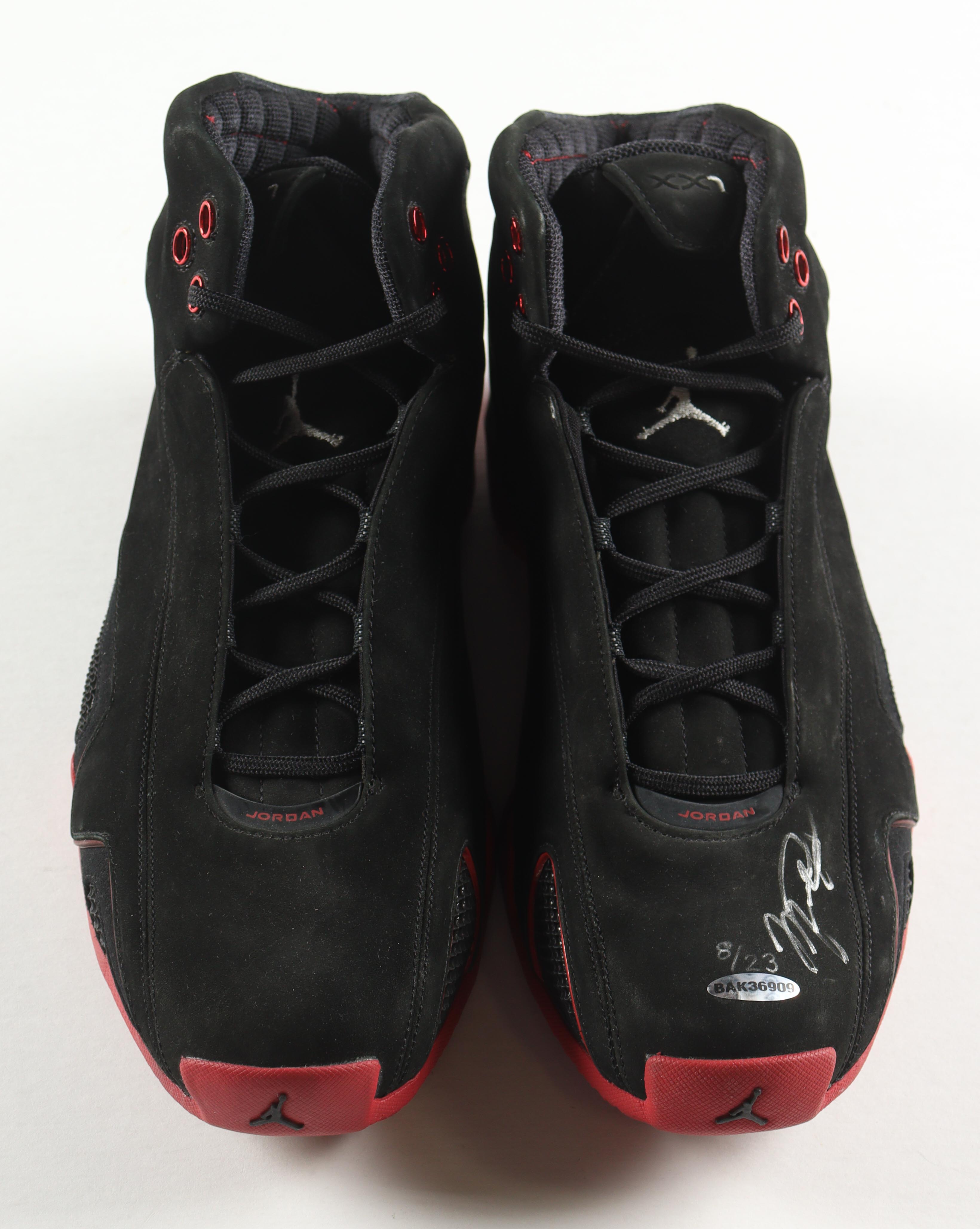Michael Jordan Signed LE Pair of Air Jordan 21 Retro Basketball Shoes #8/23 (UDA & GOAT) at PristineAuction.com Michael Jordan Signed LE Pair of Air Jordan 21 Retro Basketball Shoes #8/23 (UDA & GOAT) at PristineAuction.com