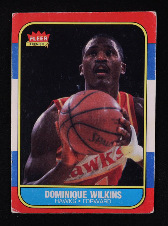Dominique Wilkins 1986-87 Fleer #121 RC at PristineAuction.com Dominique Wilkins 1986-87 Fleer #121 RC at PristineAuction.com