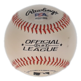 Bob Feller Signed OL Baseball (PSA) at PristineAuction.com Bob Feller Signed OL Baseball (PSA) at PristineAuction.com
