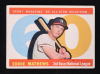 Eddie Mathews 1960 Topps #558 AS at PristineAuction.com