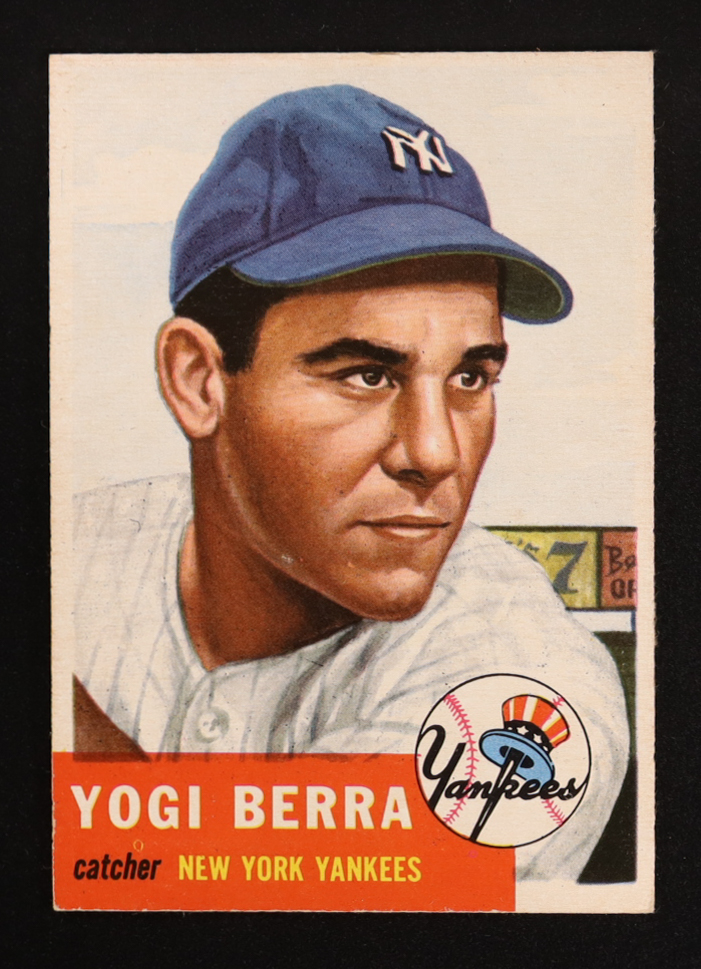Yogi Berra 1953 Topps #104 at PristineAuction.com Yogi Berra 1953 Topps #104 at PristineAuction.com