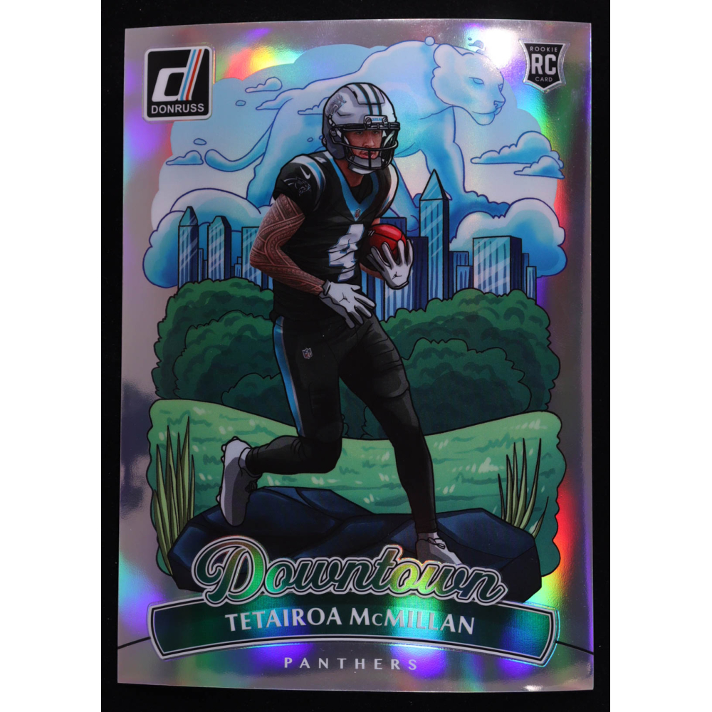 Tetairoa McMillan 2025 Donruss Downtown! Oversize #15 RC at PristineAuction.com