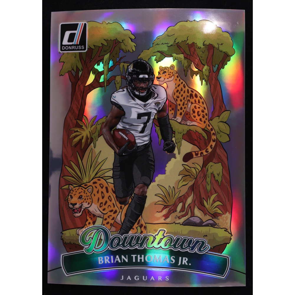 Brian Thomas Jr. 2025 Donruss Downtown! Oversize #2 at PristineAuction.com