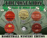 $$ THE MONEY BOX $$ Basketball Signed Mystery Box - Series 8 (Limited to 150) - Schwartz Sports at PristineAuction.com