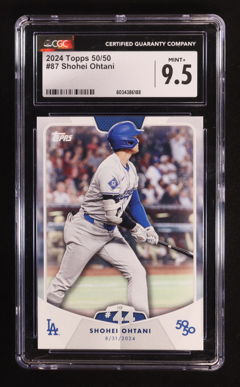 Shohei Ohtani 2024 Topps 50/50 #87 (CGC 9.5) at PristineAuction.com Shohei Ohtani 2024 Topps 50/50 #87 (CGC 9.5) at PristineAuction.com
