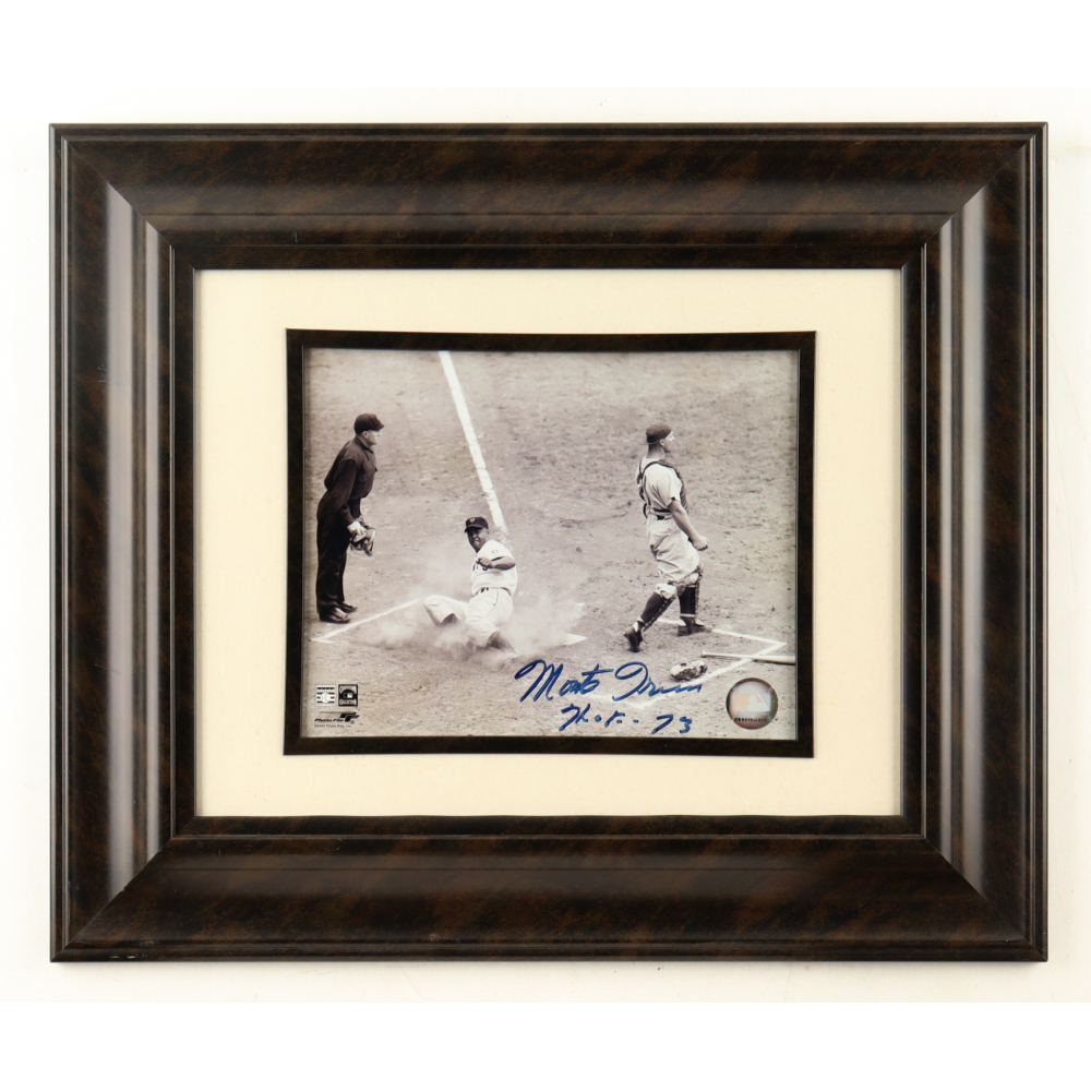 Monte Irvin Signed Custom Framed Photo Display Inscribed "HOF 73" (Beckett) at PristineAuction.com