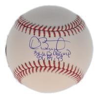 Dave Stewart Signed OML Baseball Inscribed "3x WS Champ 81, 89, 93" (Beckett) at PristineAuction.com