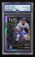 Konnor Griffin Signed 2025 Bowman Chrome Scouts Top 100 #BTP45 (PSA Encapsulated) at PristineAuction.com