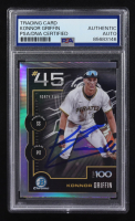 Konnor Griffin Signed 2025 Bowman Chrome Scouts Top 100 #BTP45 (PSA Encapsulated) at PristineAuction.com