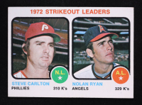 Steve Carlton / Nolan Ryan 1973 Topps #67 Strikeout Leaders at PristineAuction.com