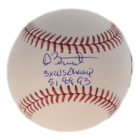 Dave Stewart Signed OML Baseball Inscribed "3x WS Champ 81, 89, 93" (Beckett) at PristineAuction.com