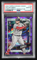 Wilyer Abreu 2024 Topps Chrome Cosmic Purple Nebula Refractor #132 RC #142/150 (PSA 10) at PristineAuction.com