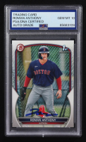 Roman Anthony Signed 2023 Bowman Prospects #BP71 (PSA Encapsulated) at PristineAuction.com