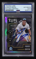 Konnor Griffin Signed 2025 Bowman Chrome Scouts Top 100 #BTP45 (PSA Encapsulated) at PristineAuction.com