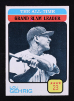 Lou Gehrig 1973 Topps #472 All-Time Grand Slam Leader at PristineAuction.com