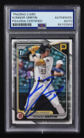 Konnor Griffin Signed 2024 Bowman Draft #BD22 (PSA Encapsulated) at PristineAuction.com