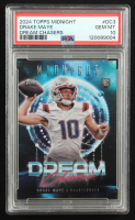 Drake Maye 2024 Topps Midnight Dream Chasers #DC-3 RC (PSA 10) at PristineAuction.com