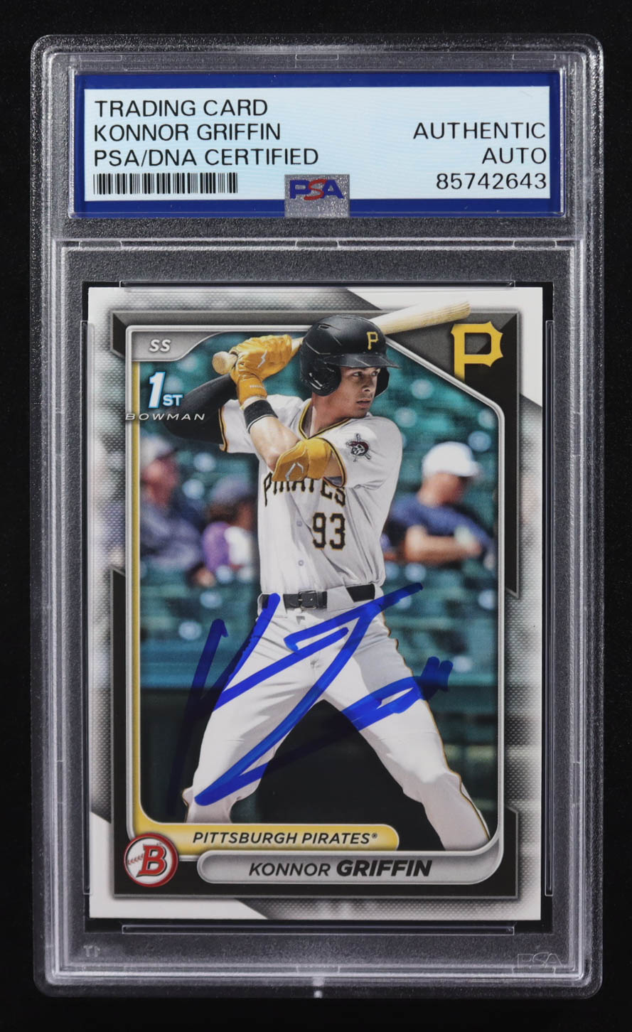 Konnor Griffin Signed 2024 Bowman Draft #BD22 (PSA Encapsulated) at PristineAuction.com Konnor Griffin Signed 2024 Bowman Draft #BD22 (PSA Encapsulated) at PristineAuction.com