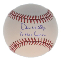 Don Mattingly Signed OML Baseball Inscribed "Yankees Captain" (MLB) at PristineAuction.com